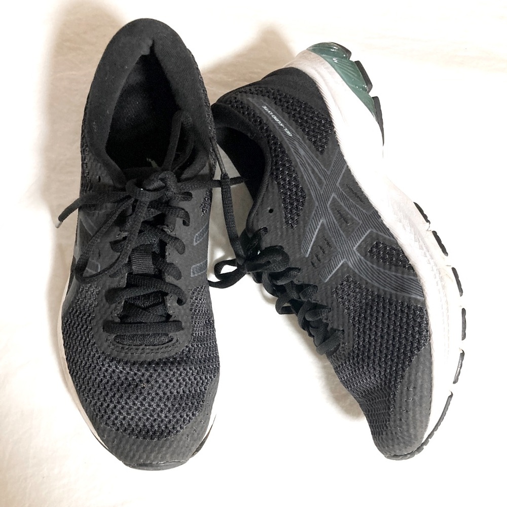 ASICS gel Black Nylon Running Shoes Size 8.5